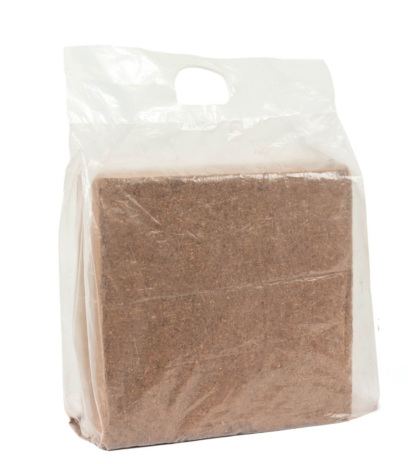 Terra Sustain Coco Peat for Plants, 10# Compressed Block, 100% Organic and Sustainable, Expands to 16gal